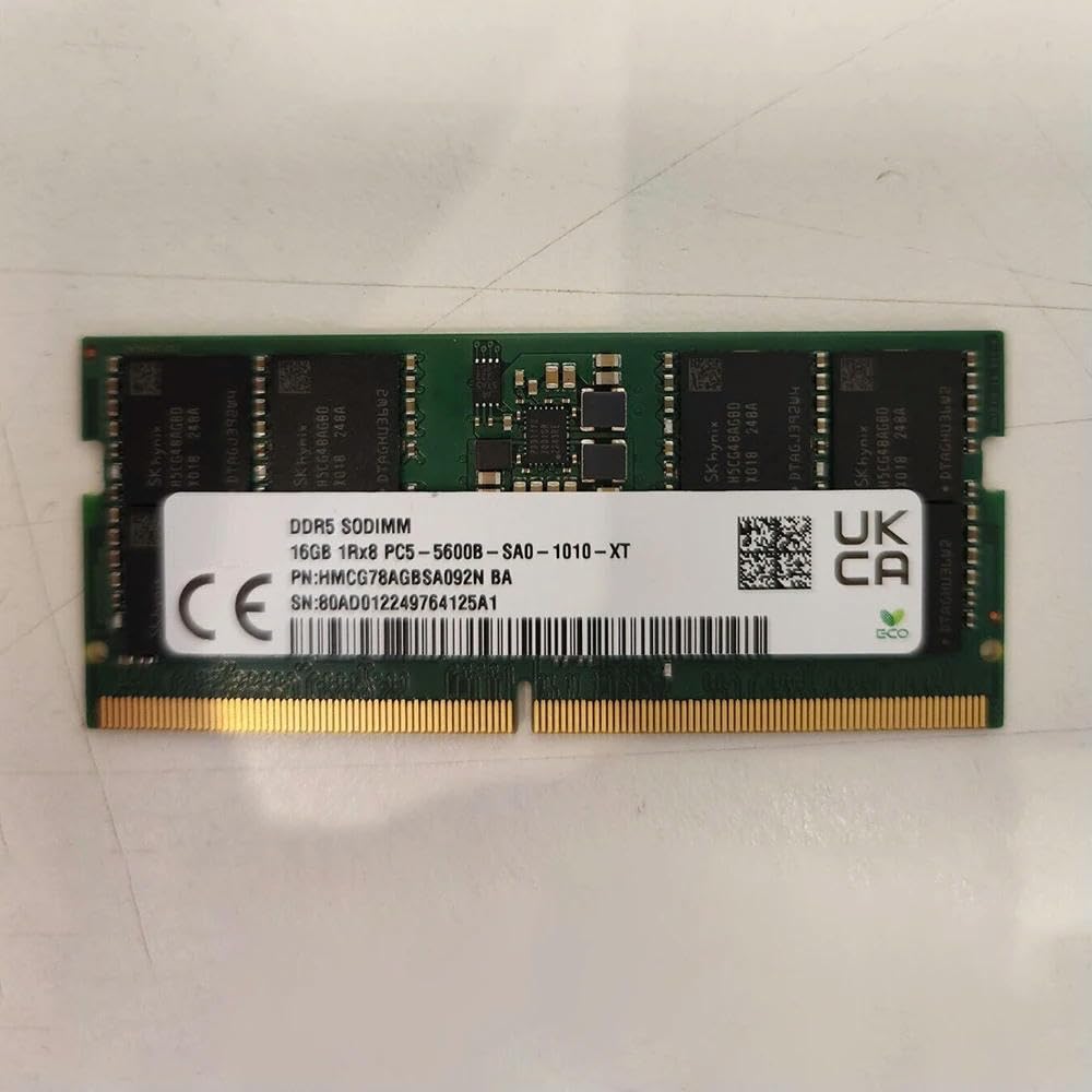 for 1 Pcs for 16GB HMCG78AGBSA092N 16G 1RX8 DDR5 5600B Notebook